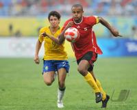 FUSSBALL  Olympia 2008   Vorrunde  Maenner   Brasilien - Belgien