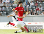 Fussball DFB-Pokal 1. Runde: Neuruppin - Muenchen, Zweikampf
