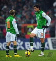 FUSSBALL, 1. BUNDESLIGA, 19. Spieltag: Bremen, enttaeuscht