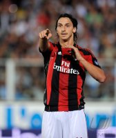 FUSSBALL SERIE A:  Zlatan Ibrahimovic (AC Mailand)