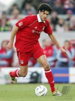 Fussball 1. Bundesliga: Bayern, BALLACK Einzelaktion am Ball