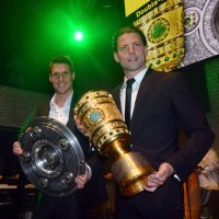 Fussball Saison 2011/2012: DFB Pokal Finale:  Kehl (Borussia Dortmund) und Torwart  Weidenfeller (Borussia Dortmund)