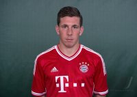 Fussball 1. Bundesliga 2013/2014:  Fototermin beim  FC Bayern Muenchen