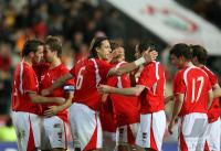 Fussball International Oesterreich - Schweiz