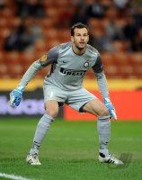 Fussball: Europa League Saison 2012/2013: Torwart Handanovic Samir (Inter Mailand)