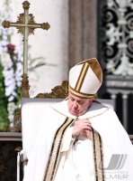 Vatikan, Rom Ostermesse 2023 Papst Franziskus I.