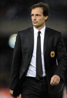 FUSSBALL SERIE A:  Trainer Massimilliano Allegri (AC Mailand)