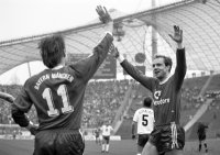 Fussball Bundesliga Saison 1987/1988: FC Bayern Muenchen - FC Schalke 04