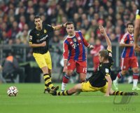 Fussball 1. Bundesliga Saison 14/15: FC Bayern Muenchen - Borussia Dortmund