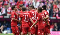 Fussball 1. Bundesliga Saison 14/15: FC Bayern Muenchen -  1. FSV Mainz 05