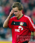 Fussball 1. Bundesliga: Bayer 04, SCHOOF Gestik