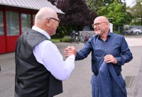 Verkehrsminister Winfried Hermann (Die Gruenen) bei der Firma Moby