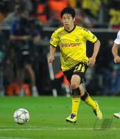 Fussball CHL  Saison 2011/2012:  Borussia Dortmund, KAGAWA am Ball