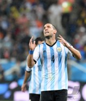 FUSSBALL WM 2014, HALBFINALE: Niederlande - Argentinien