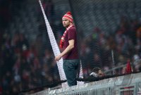 Fussball 1. Bundesliga, Saison 2012/2013:  Schickeria Fan vom FC Bayern Muenchen