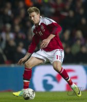 FUSSBALL INTERNATIONALES TESTSPIEL: Daenemark - Schweden