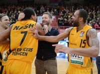Basketball 1. Bundesliga 2012/2013:  Walter Tigers Tuebingen -Artland Dragons