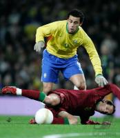 Fussball International Testspiel  Brasilien - Portugal