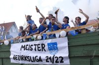 Fussball Bezirksliga 21/22: TuS Ergenzingen feiert die Meisterschaft