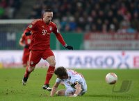 FUSSBALL DFB POKAL  Saison 2012/2013:  FC Augsburg - FC Bayern Muenchen
