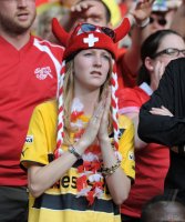 Fussball International EM 2012-Qualifikation:  Enttaeuschung bei Schweizer Fans