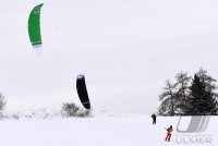 Schmuckbild, Wintersport, Snowkiting am Raichberg bei Albstadt-Onstmettingen