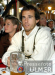 FUSSBALL FC Bayern Muenchen Wies`n Besuch 2002 Scholl
