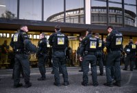 Gegendemo zum Streitgespraech OB Palmer und AfD Landesvorsitzender Frohnmaier in Tuebingen