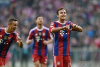 Fussball 1. Bundesliga Saison 14/15: FC Bayern Muenchen - TSG 1899 Hoffenheim