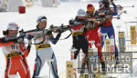 Biathlon WM - Athletinnen am Schiesstand; Feature