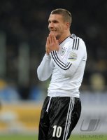 FUSSBALL INTERNATIONALES TESTSPIEL:  Ukraine - Deutschland, PODOLSKI