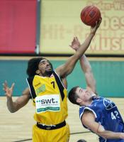 Basketball 1. Bundesliga  07/08  Walter Tigers Tuebingen  -Bayer Giants Leverkusen