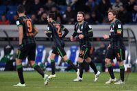 Fussball  1. Bundesliga  14/15: JUBEL Philipp Bargfrede (SV Werder Bremen)