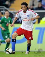 FUSSBALL 1. BUNDESLIGA: Hamburg, GUERRERO Einzelaktion