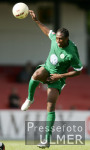 Fussball 1. Bundesliga: Wolfsburg, THIAM Einzelaktion