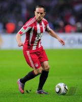 Fussball: DFB Pokal Finale: FC Bayern Muenchen, RIBERY am Ball