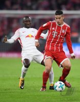 Fussball  1.Bundesliga   Saison 17/18: FC Bayern Muenchen - RB Leipzig