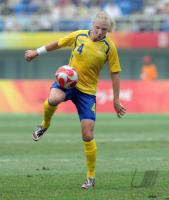 FUSSBALL  Olympia 2008   Vorrunde  Frauen   Schweden - Argentinien