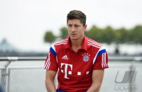 FUSSBALL 1. Bundesliga 14/15: Robert Lewandowski (FC Bayern Muenchen)