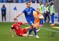 Fussball 1. Bundesliga Saison 20/21: TSG 1899 Hoffenheim - FC Bayern Muenchen
