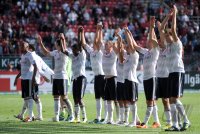 Fussball 1. Bundesliga, Saison 2011/2012:  JUBEL nach dem SIEG FC Bayern Muenchen