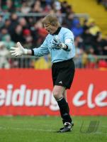 Fussball 1. Bundesliga: Bremen - Bayern, KAHN sauer