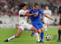 FUSSBALL  International CHL 09/10  VfB Stuttgart - Glasgow Rangers