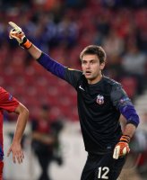 Fussball: Europa League Saison 2012/2013: Ciprian Tatarusanu (FC Steaua Bukarest)