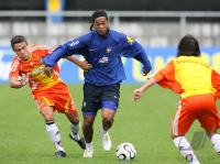 Fussball WM 2006: Trainingsspiel Brasilien-Fluminense Football Club