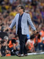 FUSSBALL Primera Division 13/14: Trainer Gerardo Martino (Barca)