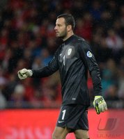 Fussball International WM Quali 2014:  Torwart Samir Handanovic (Slowenien)