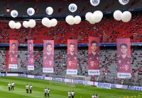 Fussball 1. Bundesliga Saison 21/22: Teampraesentation FC Bayern Muenchen