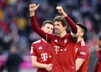 Fussball 1. Bundesliga Saison 21/22: FC Bayern Muenchen - SpVgg Greuther Fuerth