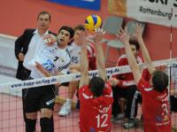 Volleyball  1. Bundesliga  09/10:  ENBW TV Rottenburg - VfB Friedrichshafen